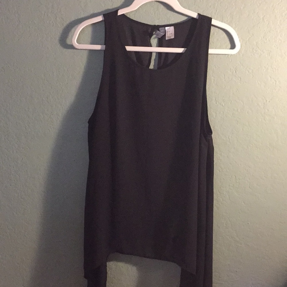 Sleeveless Black Top